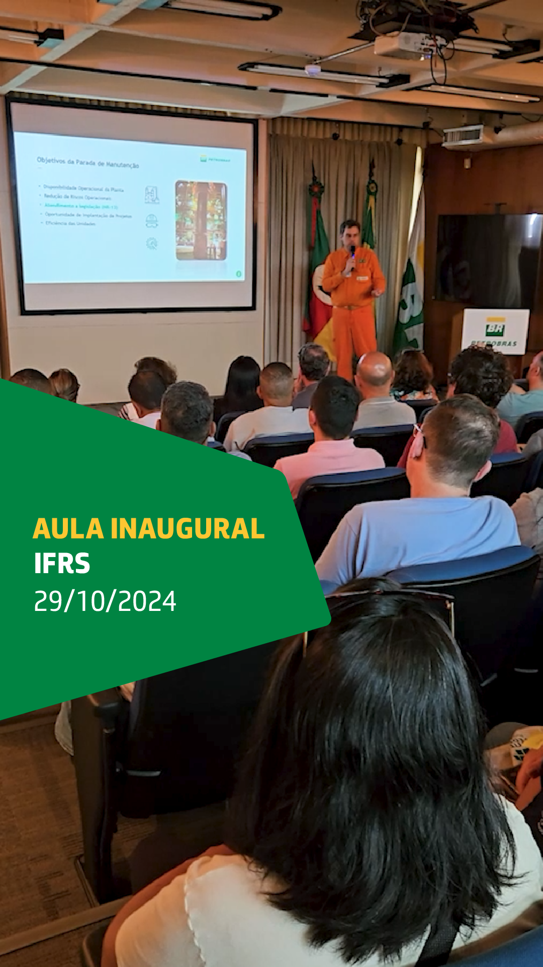 Aula Inaugural na Refap